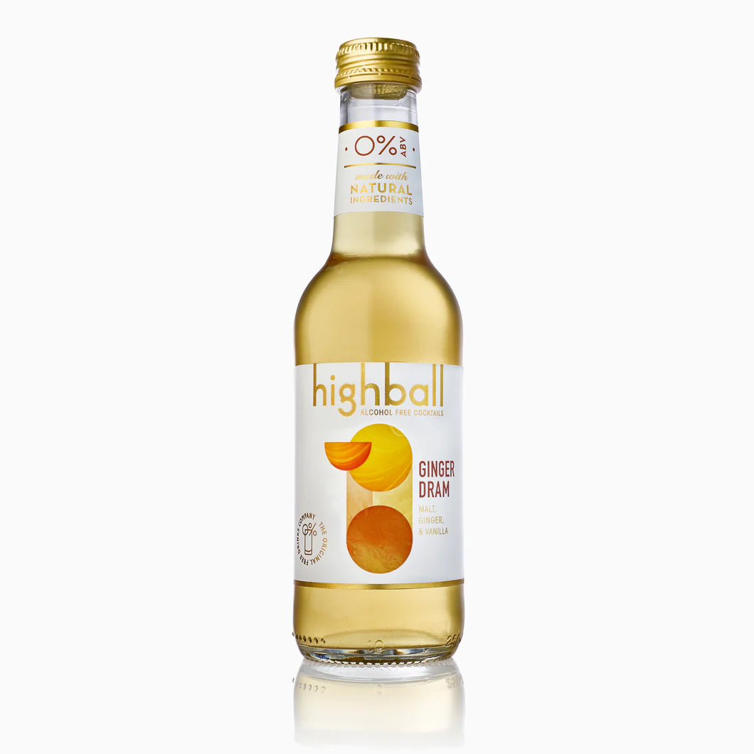 Highball Alcohol Free Ginger Dram Cocktail Bottle