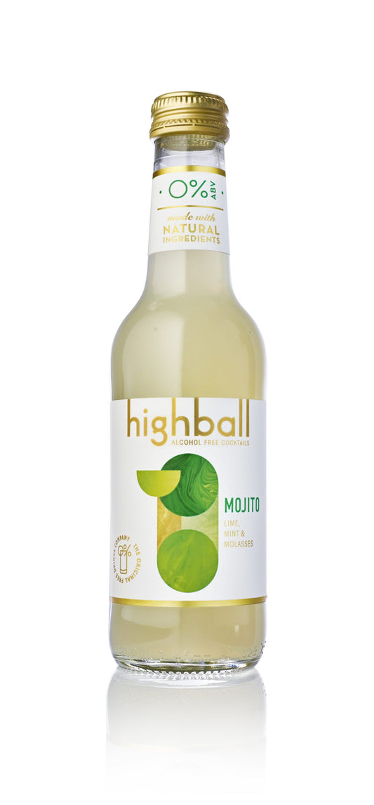 Highball Alcohol Free Mojito Cocktail Bottle