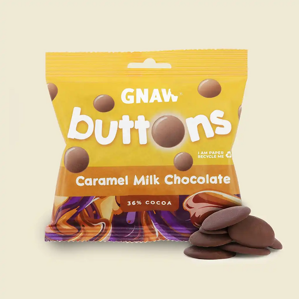 Gnaw Caramel Milk Chocolate buttons