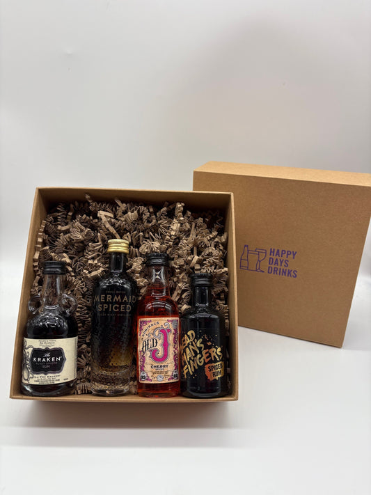 Spiced Rum Matchbox Gift Set