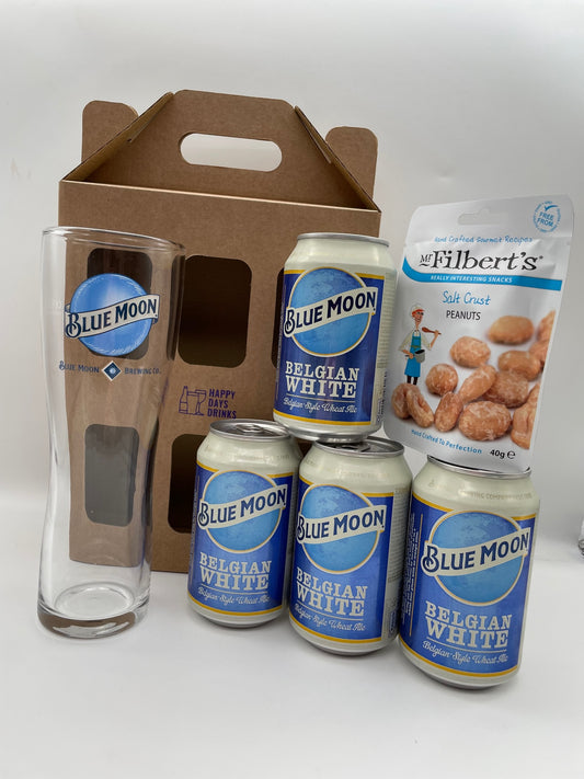 Blue Moon Beer Box set