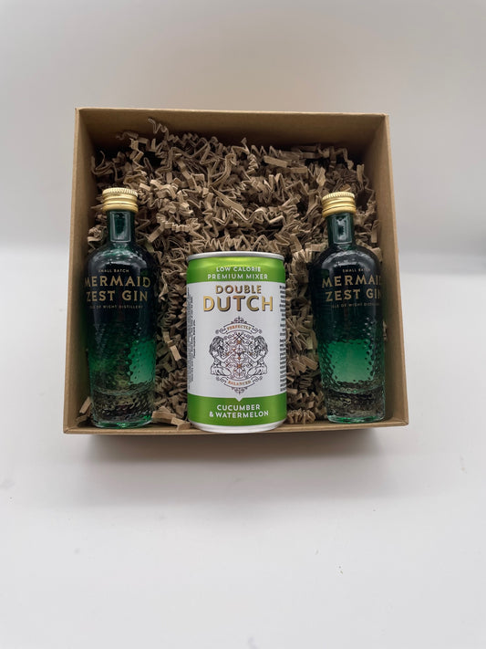 Mermaid Zest Gin & Tonic Matchbox Gift Set