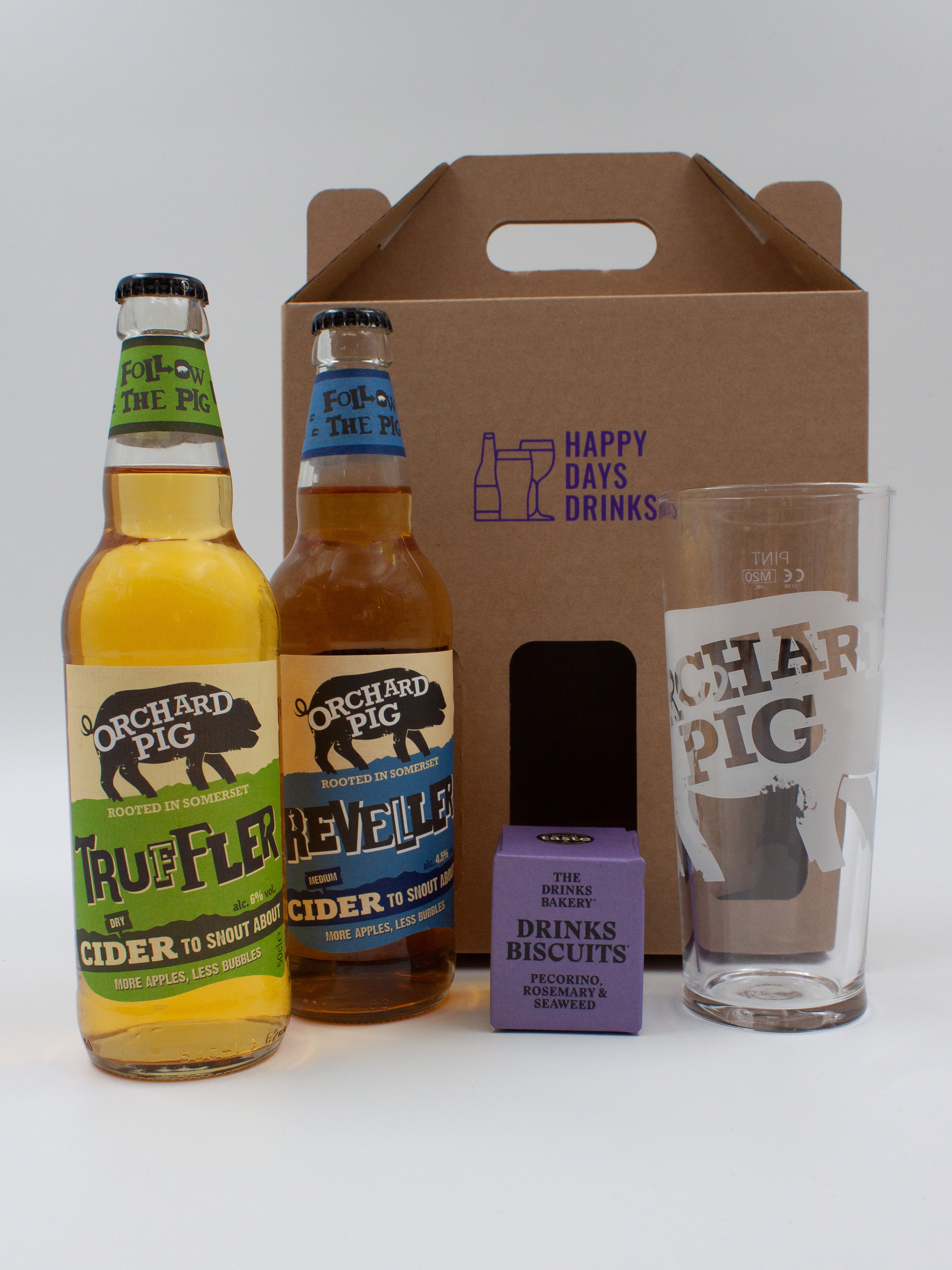 Cider Box Happy Days Drinks | Orchard Pig Cider Box | Unique Cider Gifts