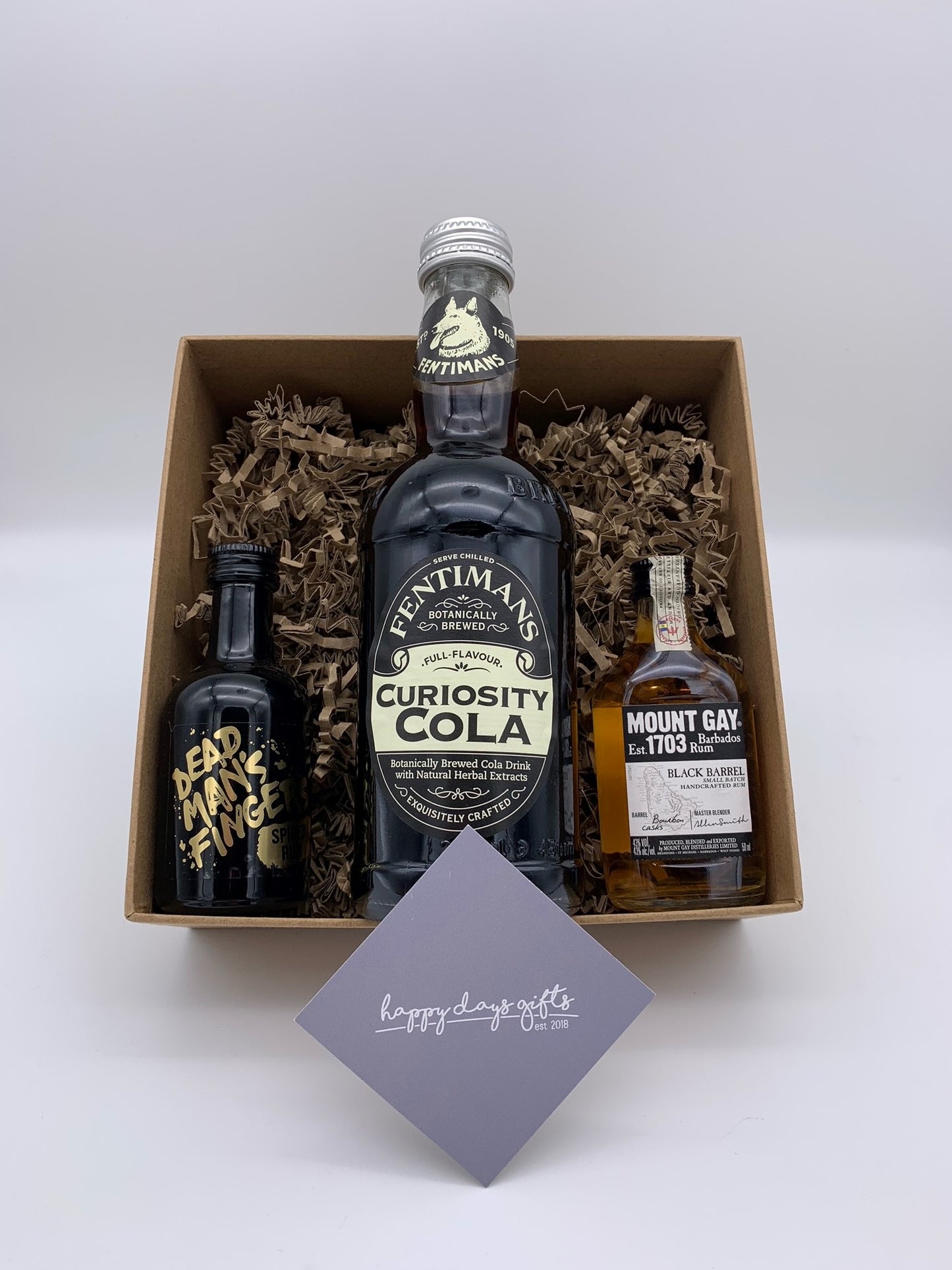 Double Rum & Mixer Matchbox Gift Set