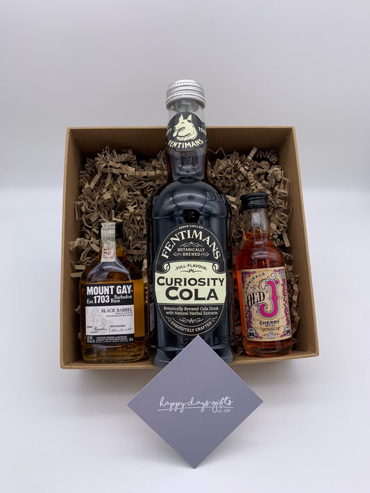 Double Rum & Mixer Matchbox Gift Set