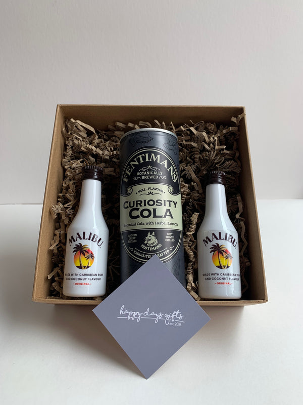 Happy Days Drinks Malibu Matchbox Gift Malibu Gift Sets