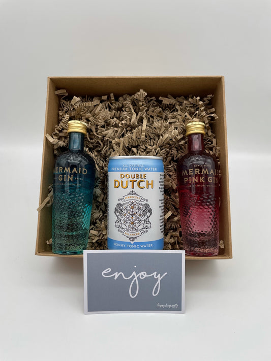 Mermaid Gin & Tonic Matchbox Gift Set