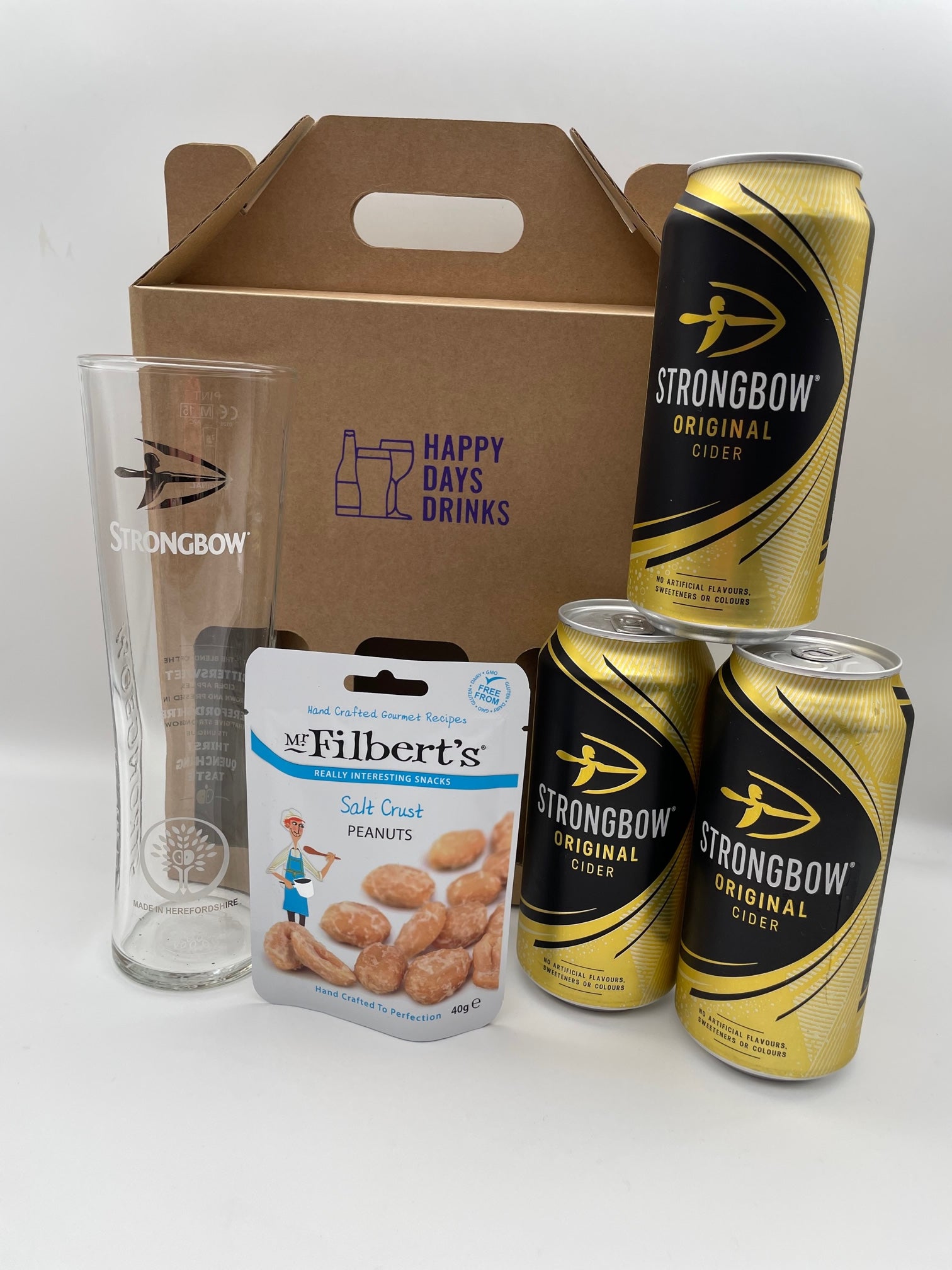 Strongbow Box Happy Days Drinks | Strongbow Cider Box | Unique Strongbow Gifts